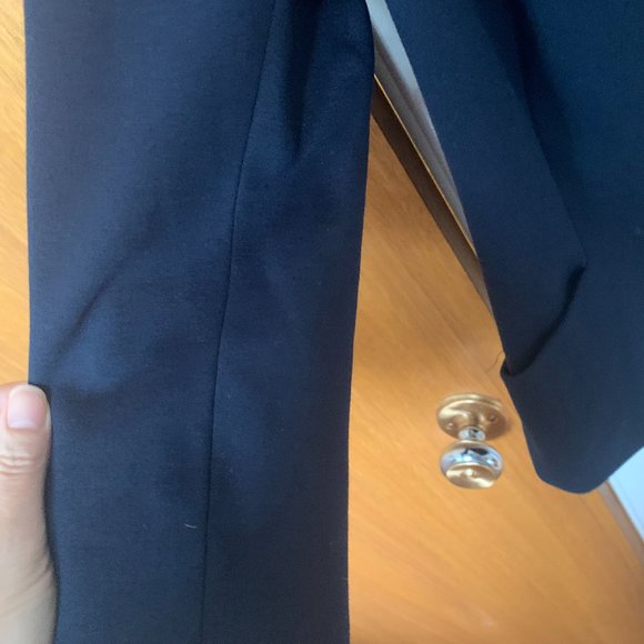 3/4 sleeve navy blue blazer - Picture 3 of 7